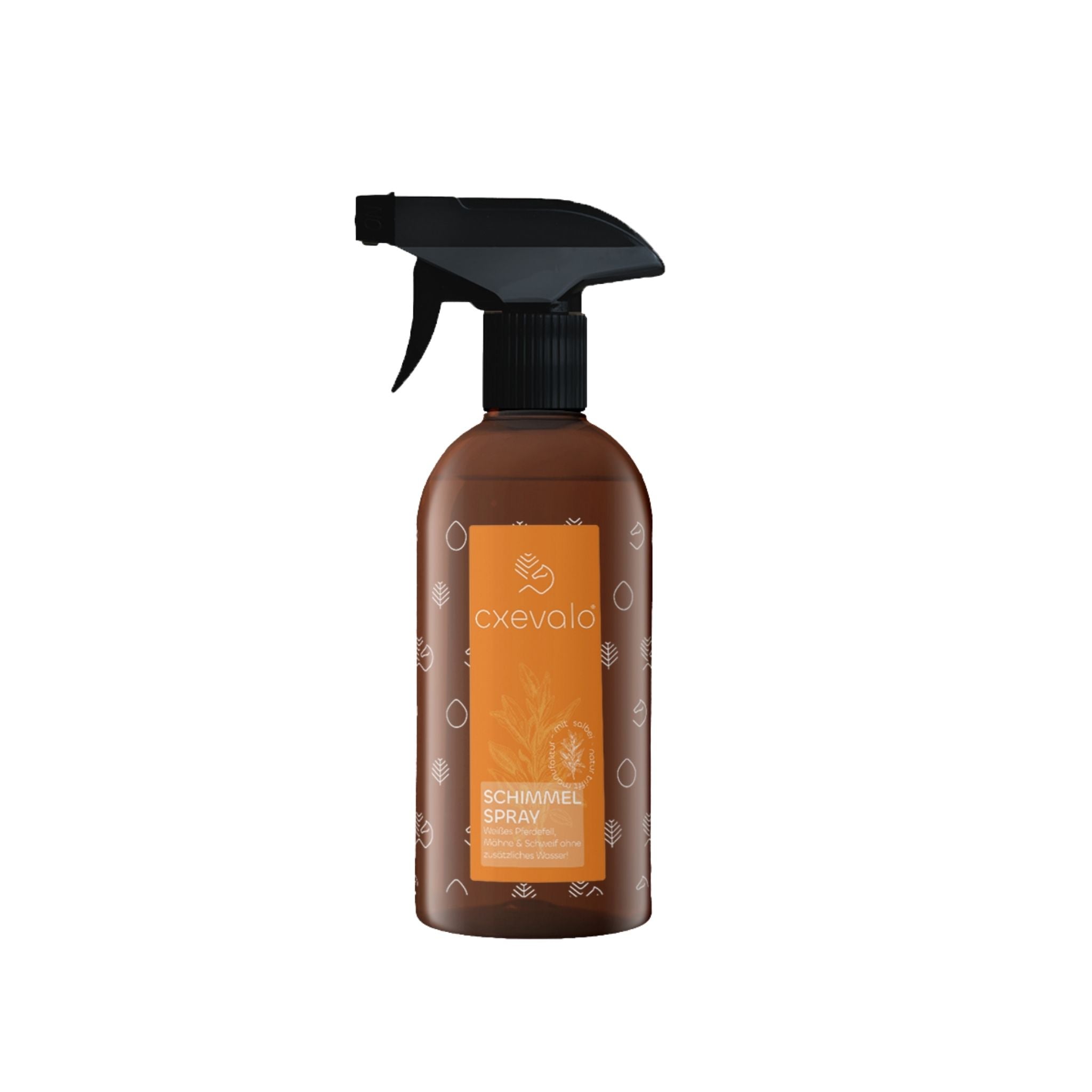 CXEVALO Schimmelspray 500 ml zur wasserlosen Reinigung von weißem Pferdefell